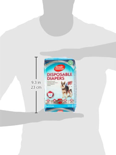 Simple Solution Disposable Diapers (Medium 12 pack)