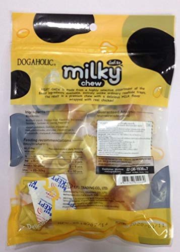 Dogaholic- MILKY CHEW Chicken Bone Style (10 Pieces)