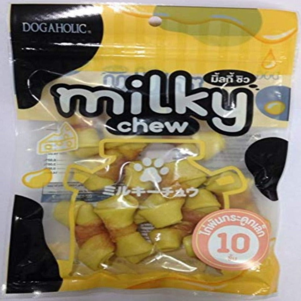 Dogaholic- MILKY CHEW Cheese & Chicken Bone (10 Pieces)