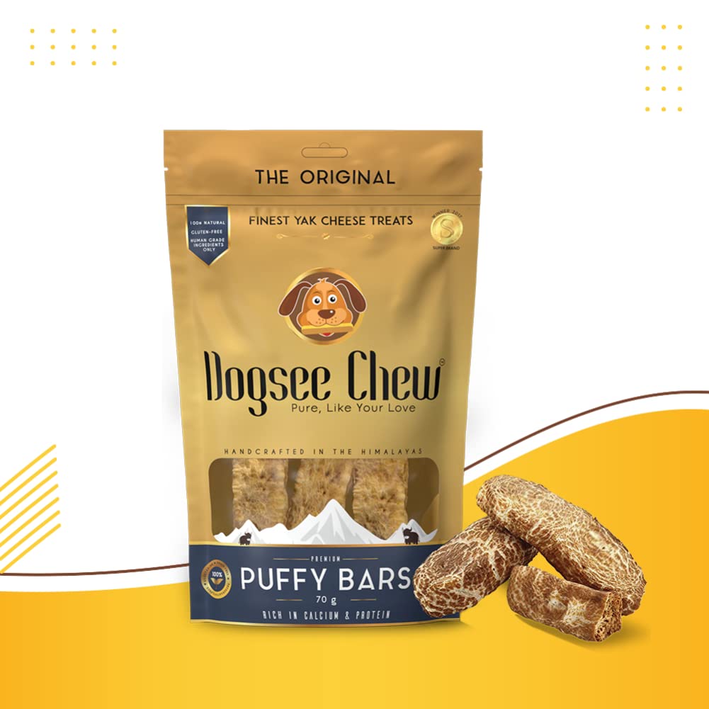 Dogsee - Chew 100% Natural Yak Cheese Puffy Bar Dog Treats