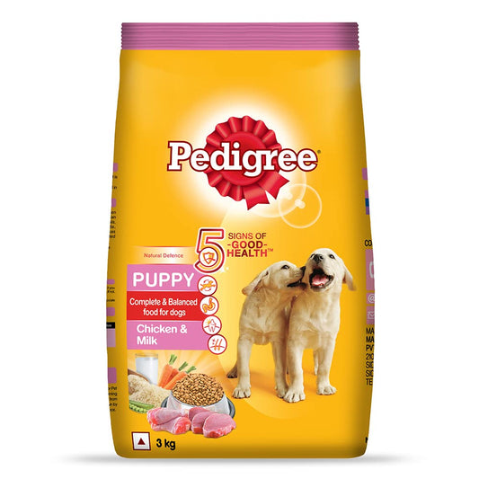 Pedigree- Puppy Dry Dog Food, Chicken & Milk