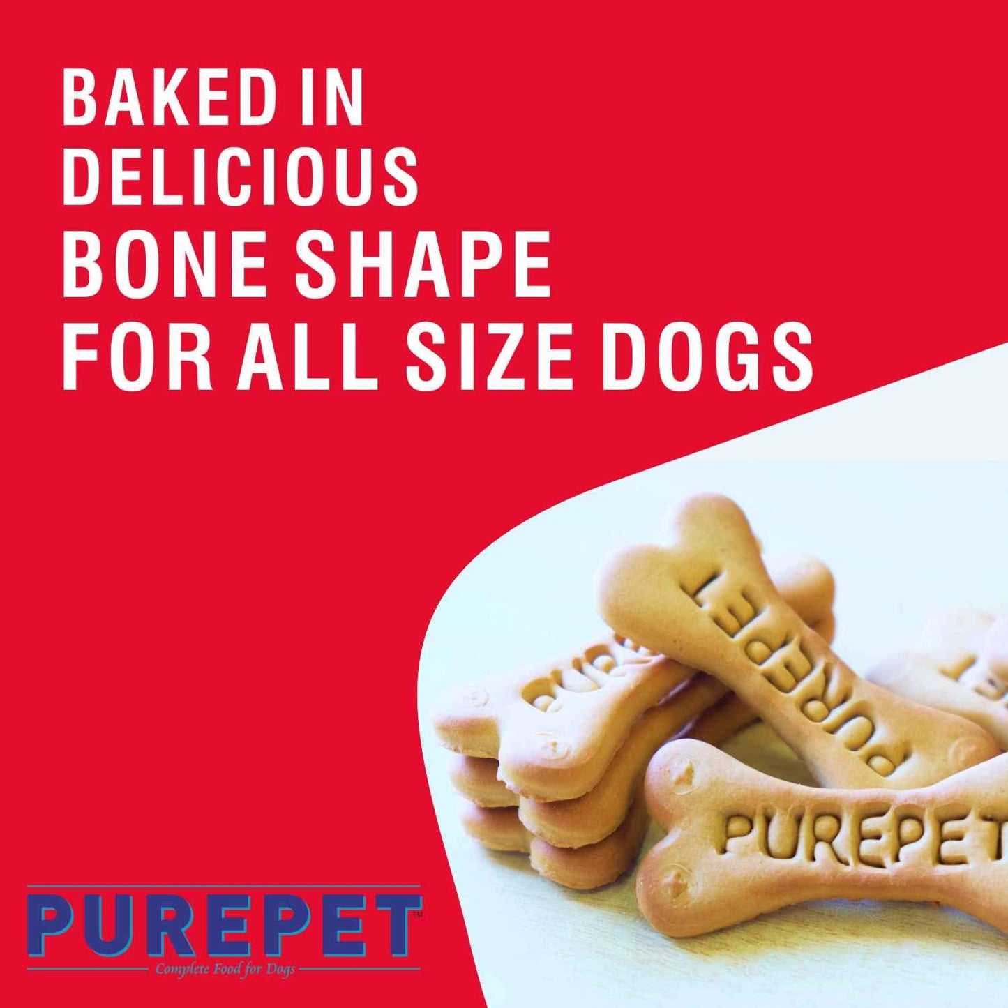 Purepet - Mutton Flavour Real Chicken Biscuit Dog Treats