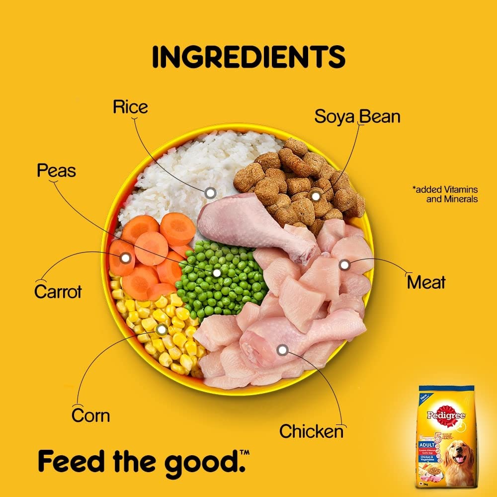 Pedigree- Adult Dog Food Chicken and Vegetables