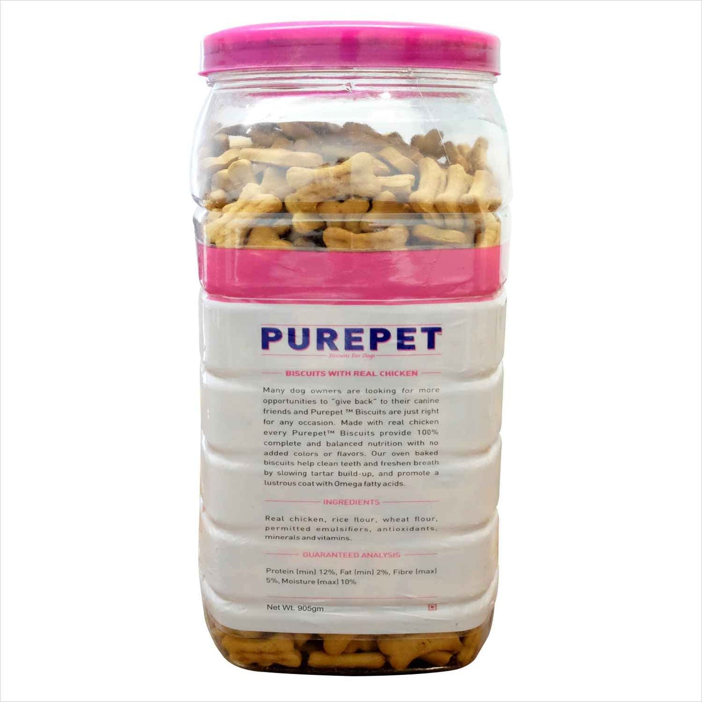 Purepet - Mutton Flavour Real Chicken Biscuit Dog Treats