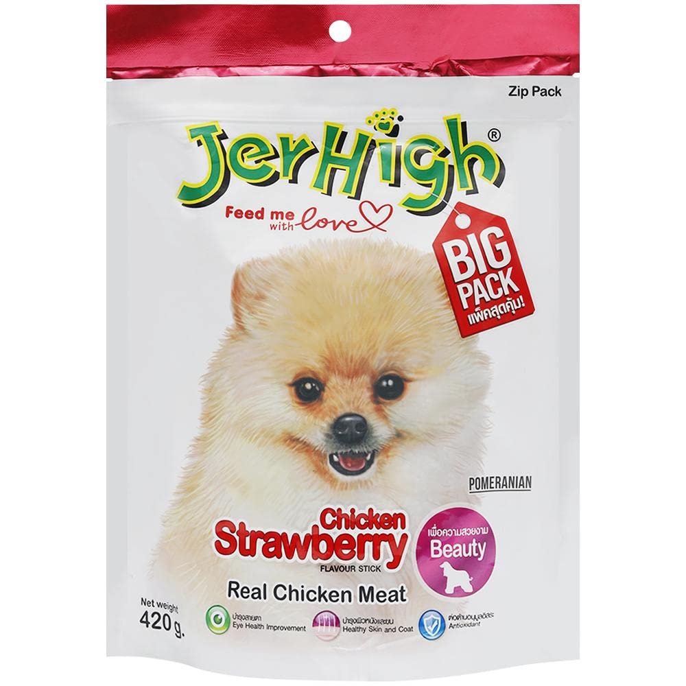 JerHigh- Beauty STAWBERRY REAL CHICKEN MEAT