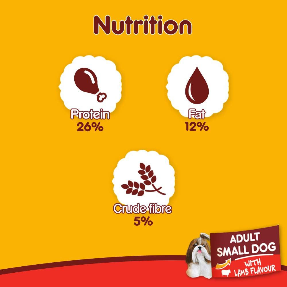 Pedigree-  Adult Small Dog Lamb Flavour