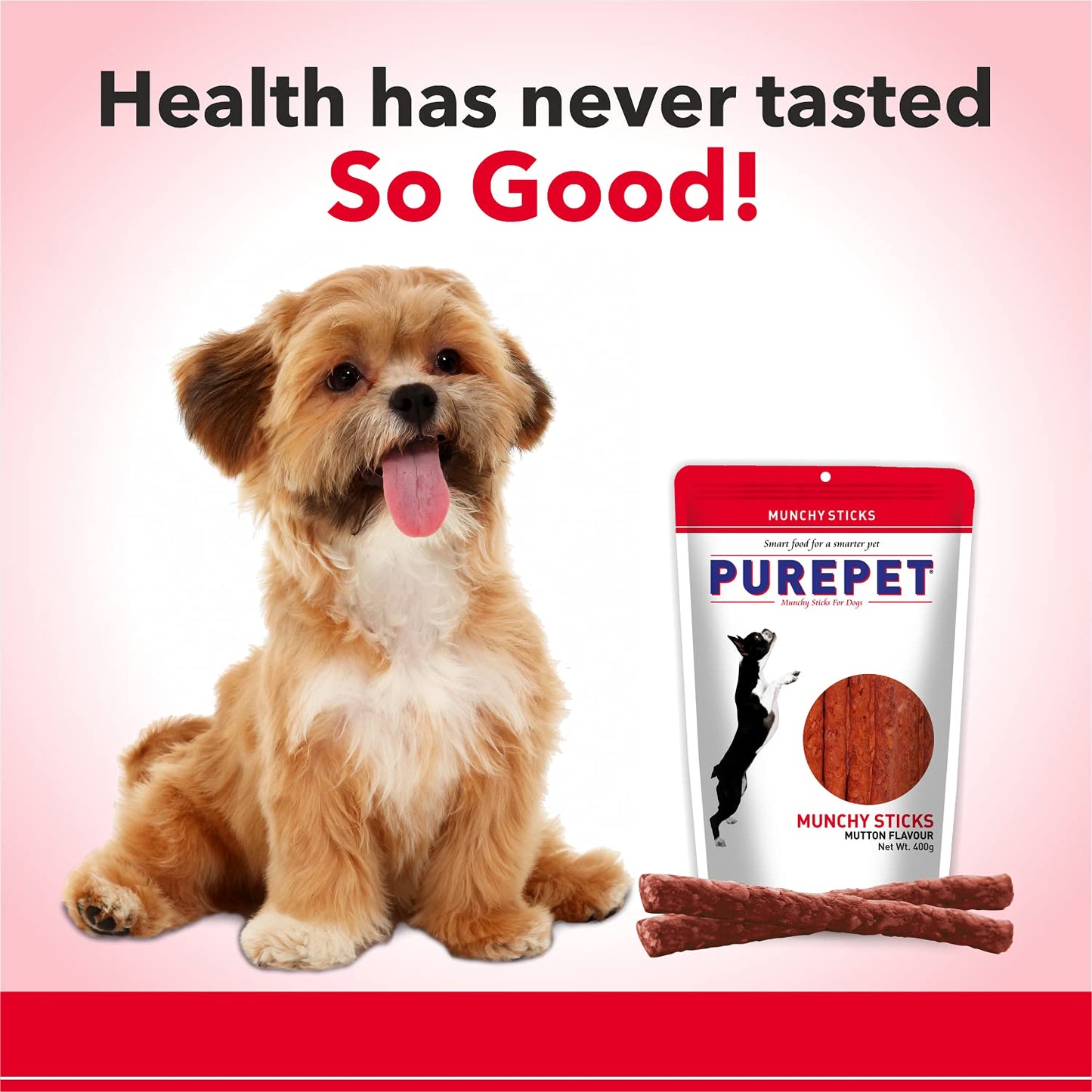 Purepet - Mutton Flavour Munchy Sticks Dog Treat