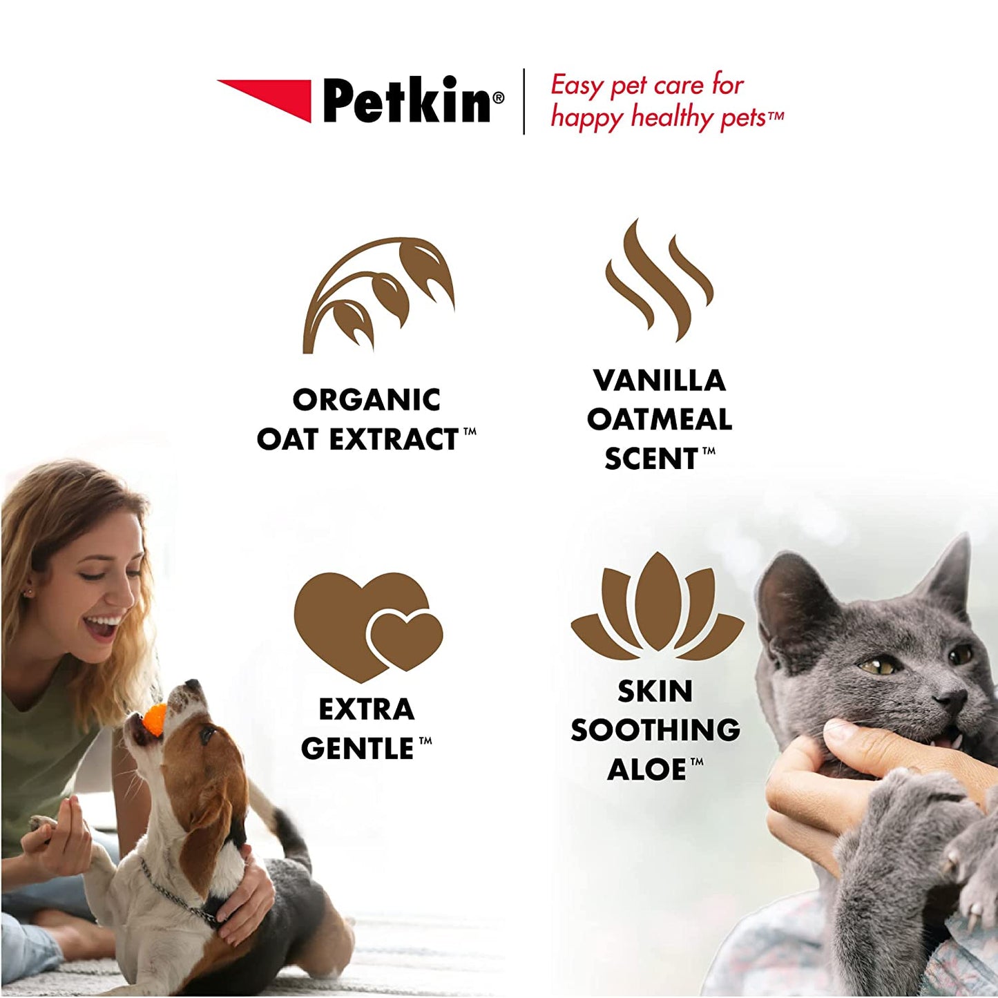 Petkin Pet Wipes for Dogs and Cats, 100 Wipes (Large)