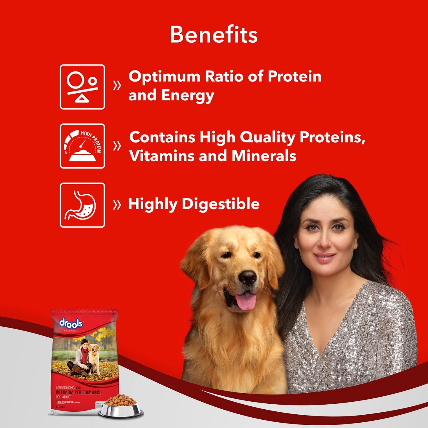 Drools- Optimum Performance Adult Dog Dry Food