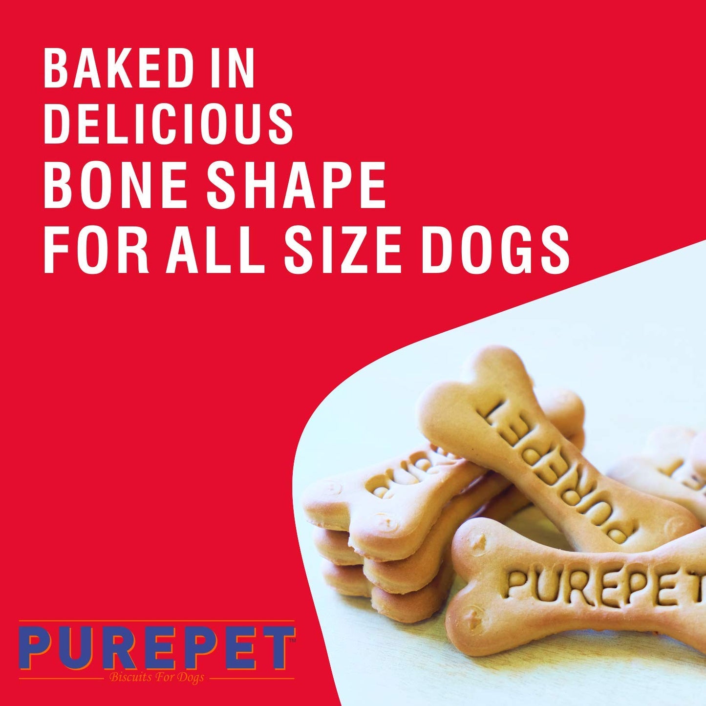 Purepet- 100% Vegeterian Biscuit Dog Treats