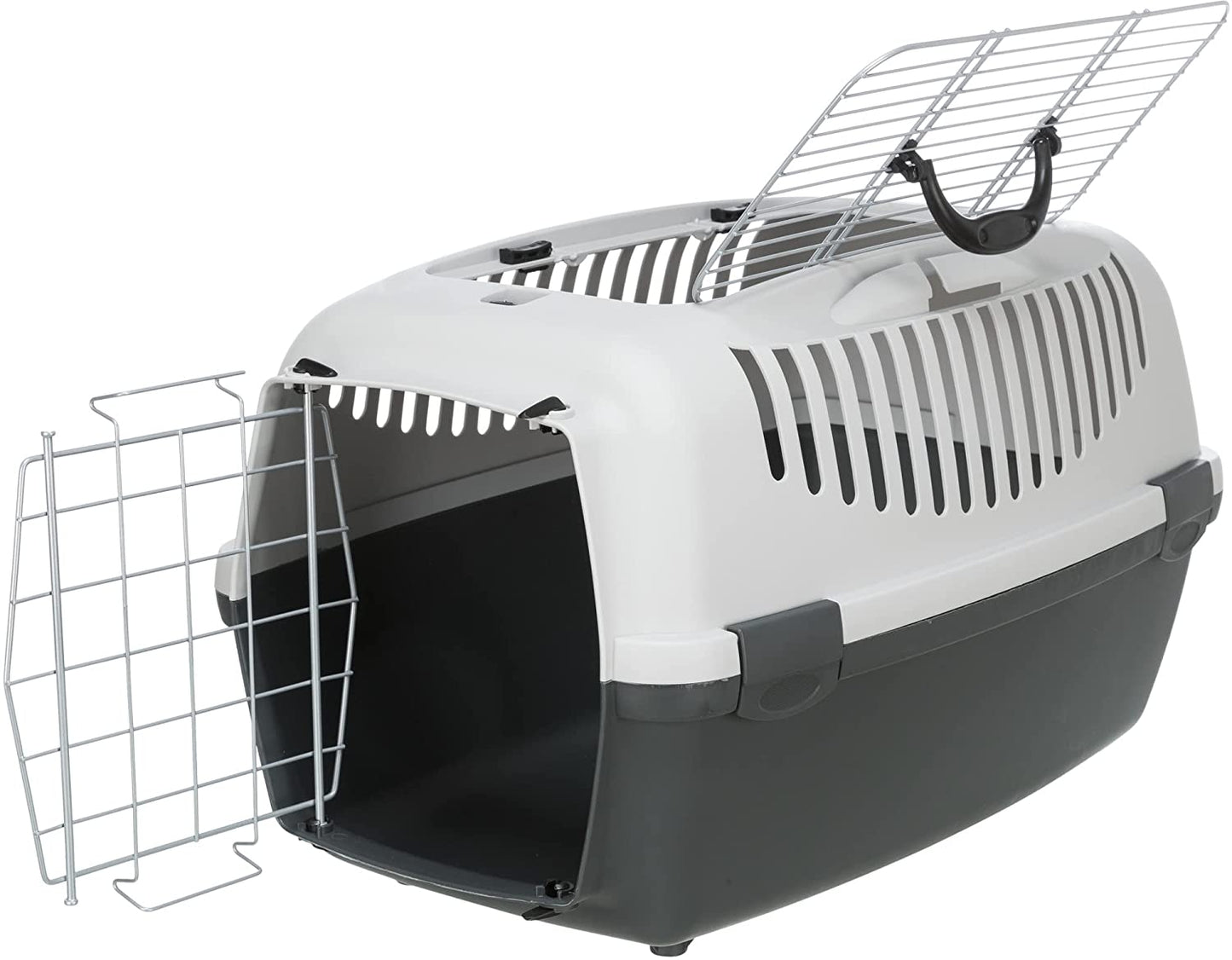 Trixie Capri 3 Open Top Transport Box for Dogs 24” x 16” x 15” Inch - Holds up to 12 kg