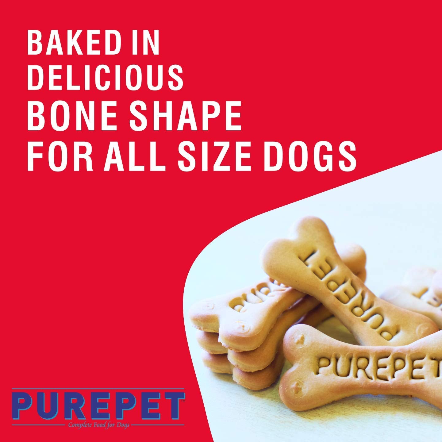 Purepet - Chicken Flavour Real Chicken Biscuit Dog Treats