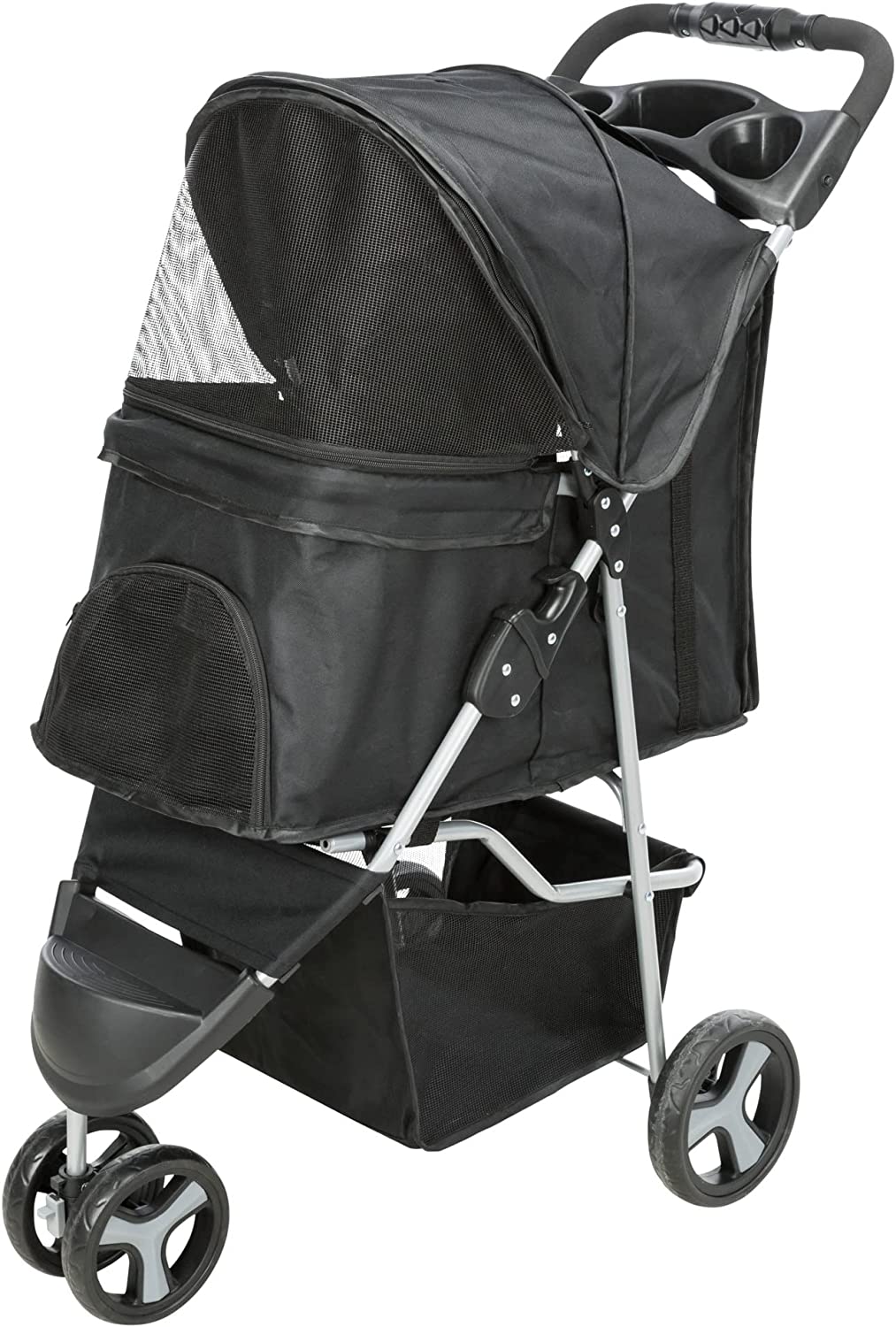 Trixie Black Buggy Hold Upto 4.6 kg 47 X 100 X 80 cm