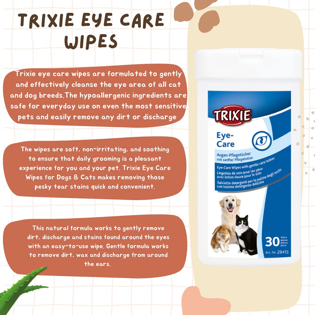 Trixie - Eye Care Wipes 30 Count