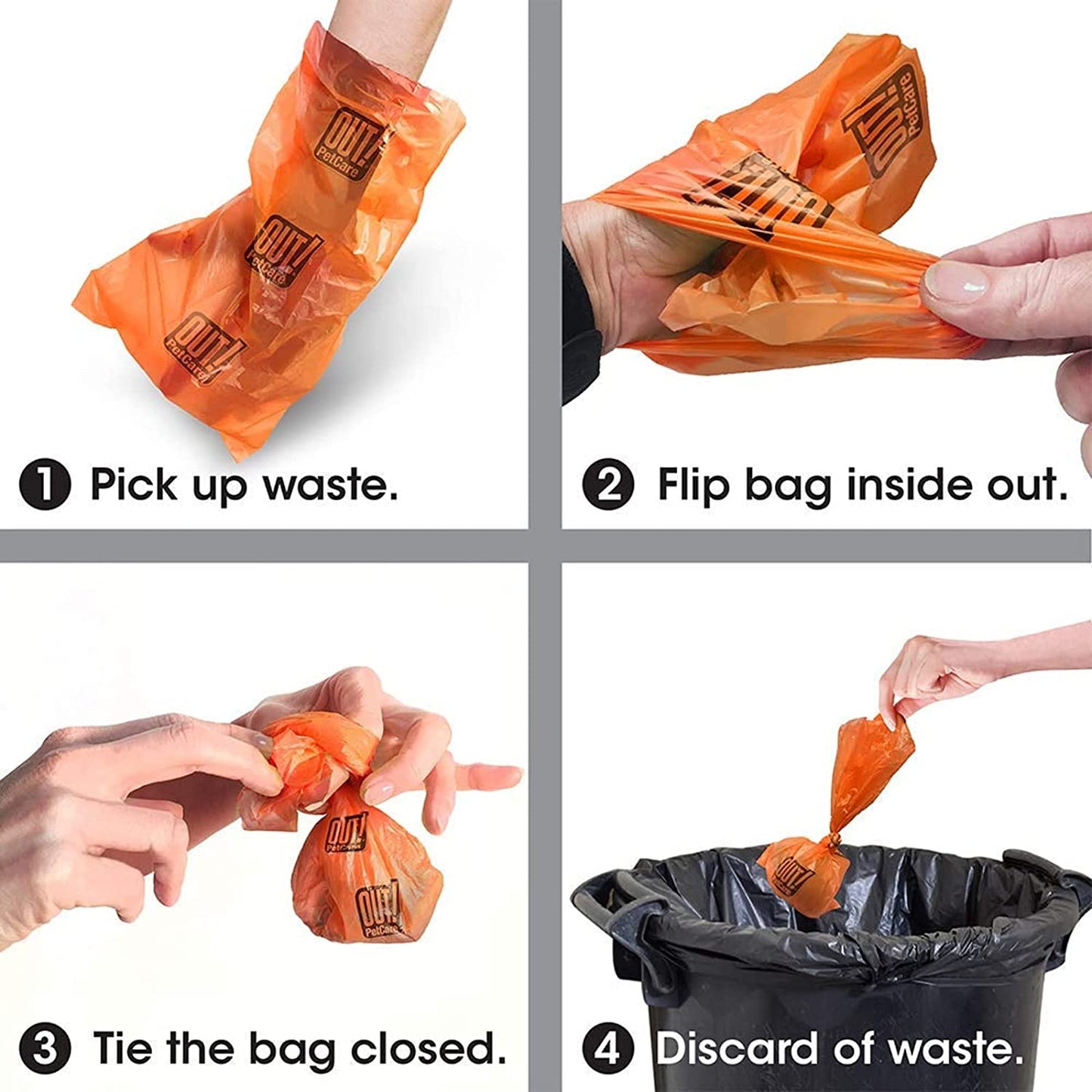 OUT Waste Pick-Up Bags-120 bags