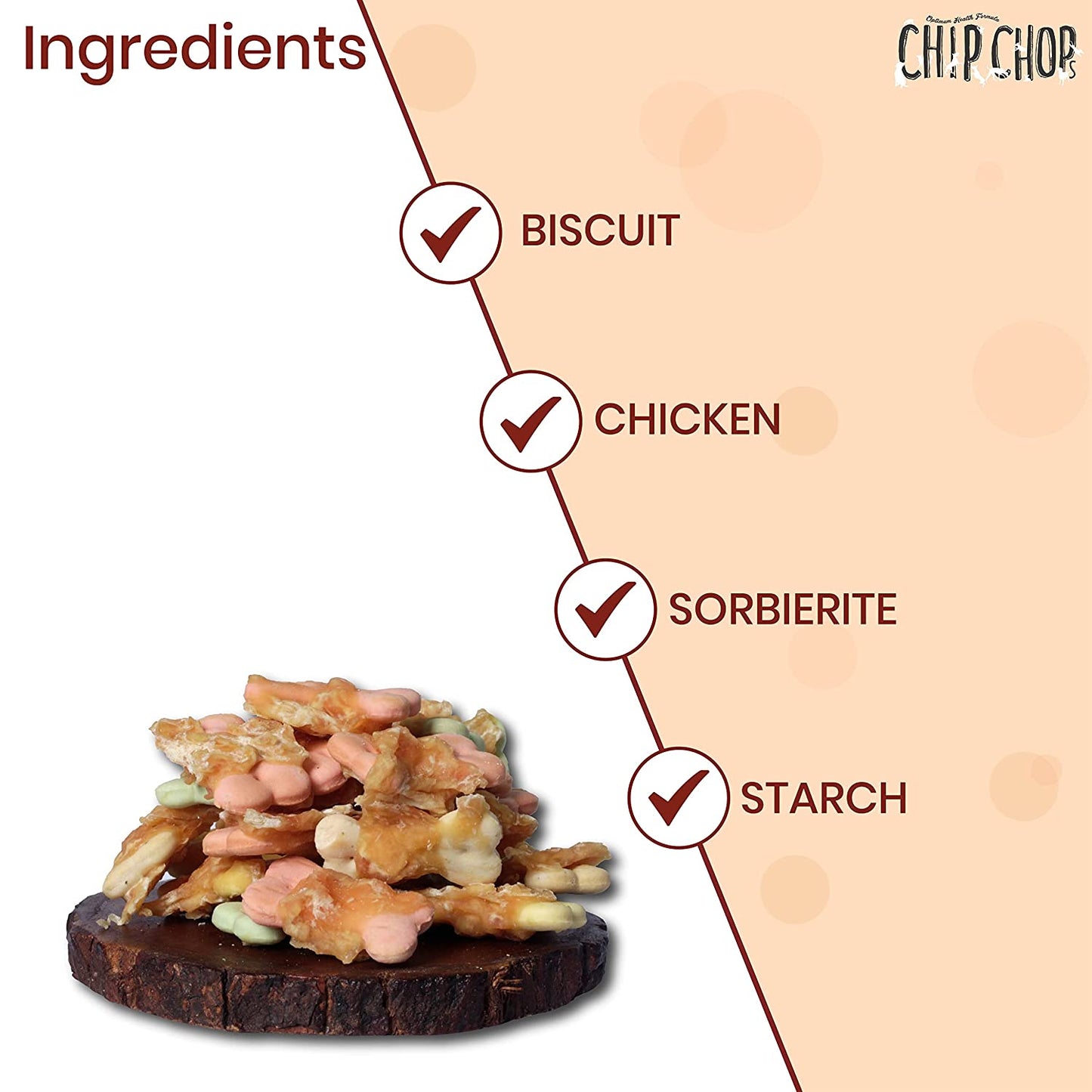 Chip Chops - Biscuit Twined with Chicken 70g