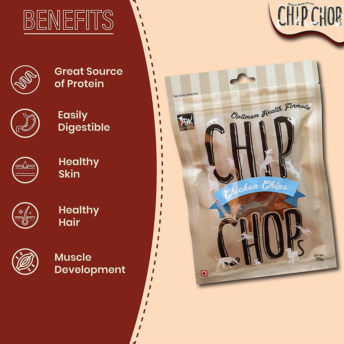 Chip Chops - Chicken Chips Coins 70g