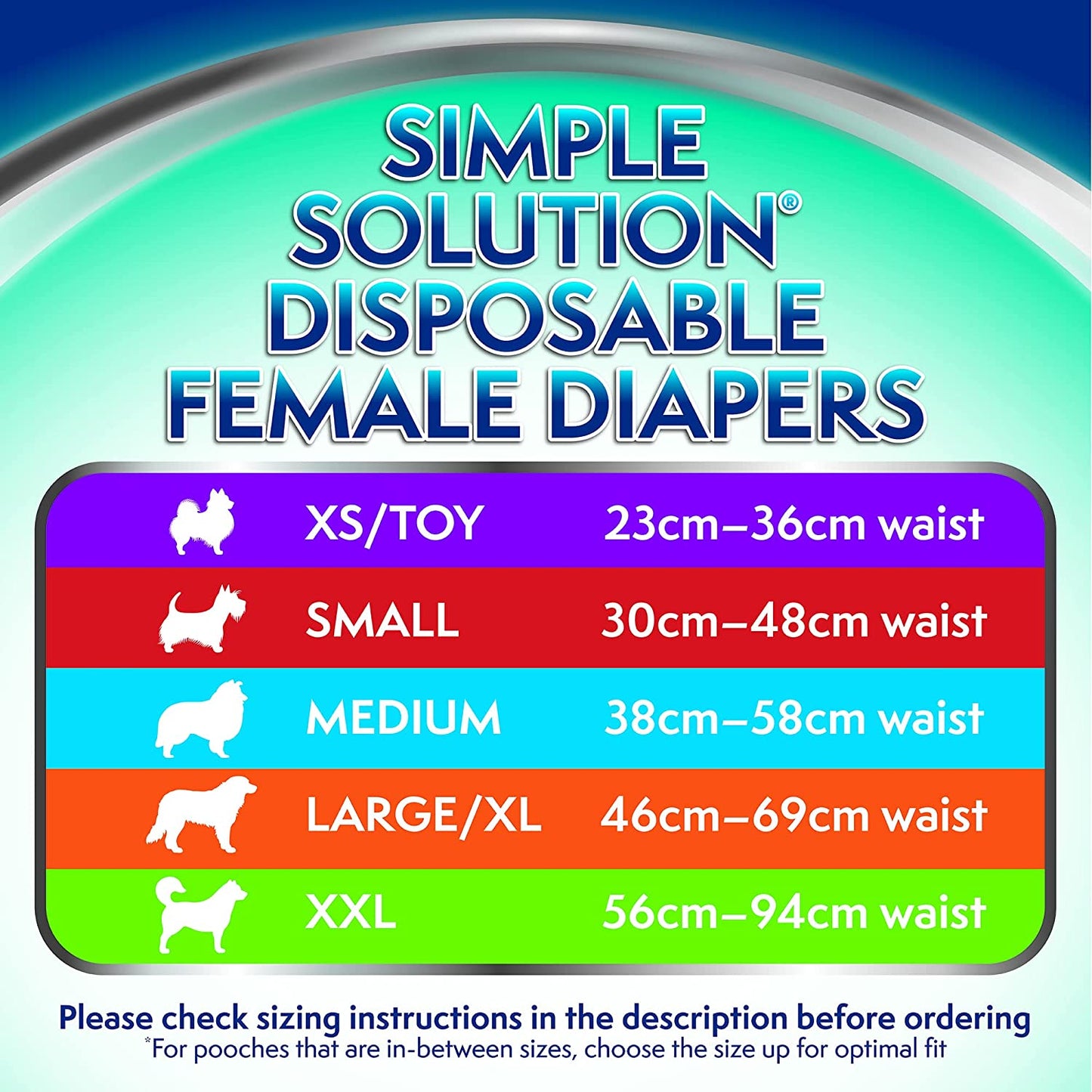 Simple Solution Disposable Diapers (Medium 12 pack)