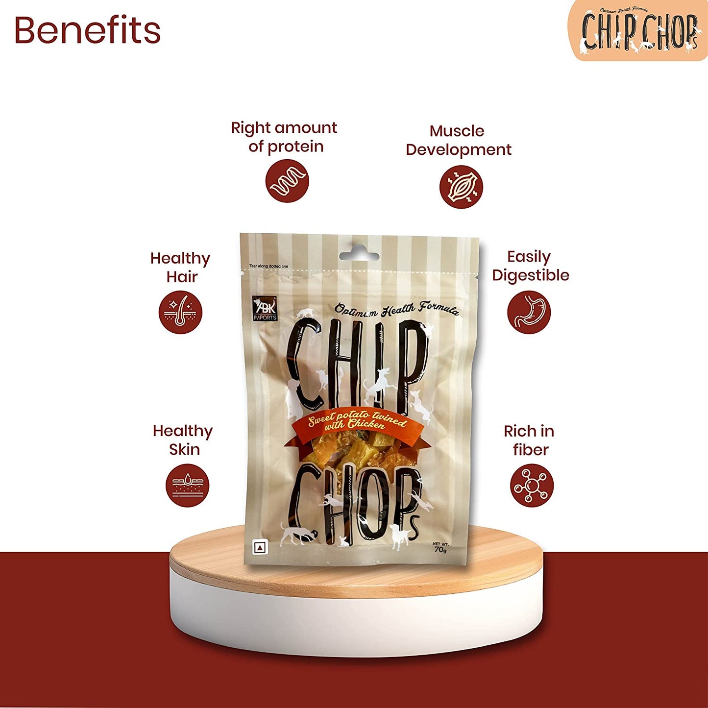 Chip Chops - Sweet Potato Chicken 70g