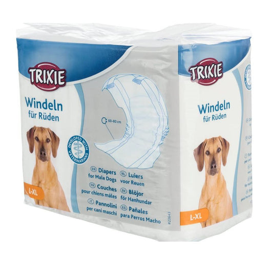 Trixie Diapers for Male Dogs Disposable 12pcs L-XL