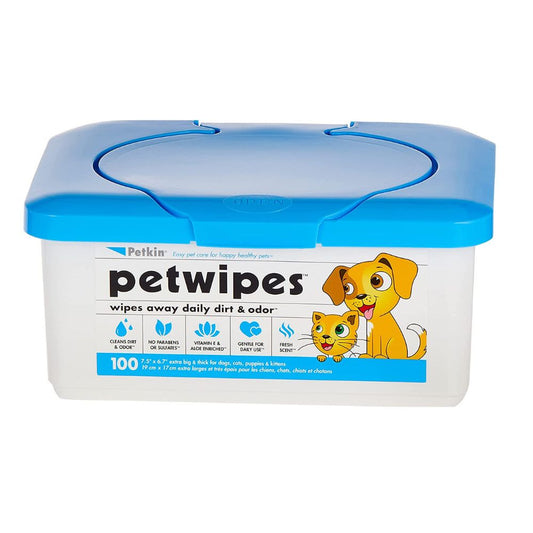 Petkin Petwipes 100 Pieces