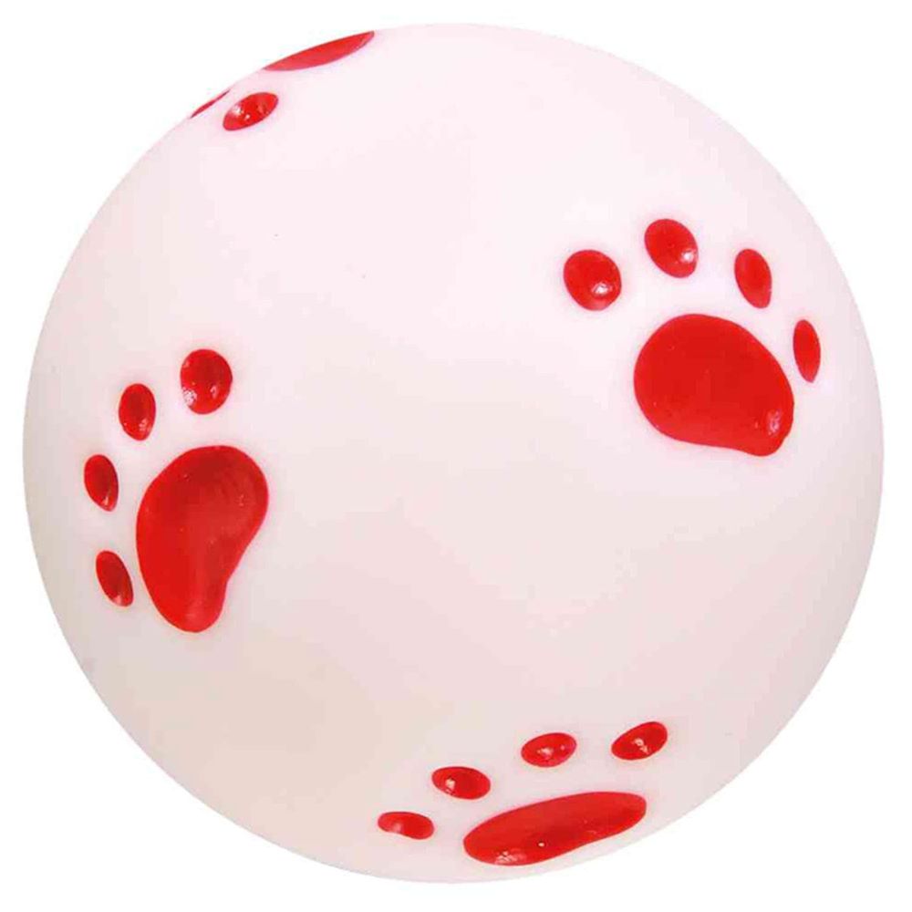 Trixie - Ball with Paws Vinyl 10cm