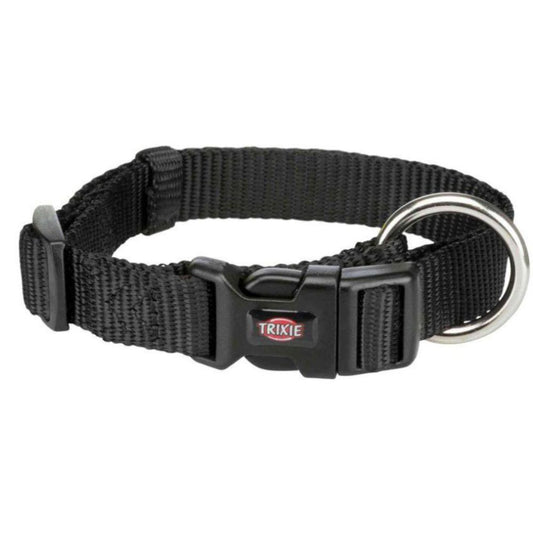 Trixie Premium Collar M-L 35-55cm/20mm Jet Black