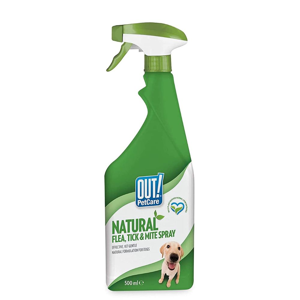 OUT Natural Flea and Tick Spray 500ml