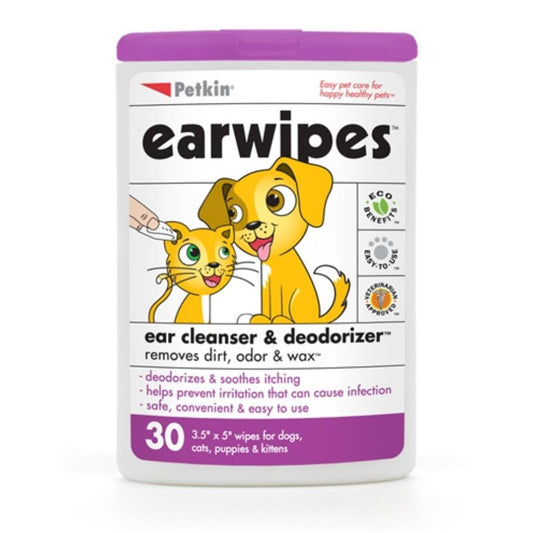 Petkin Ear Wipes (30ct)