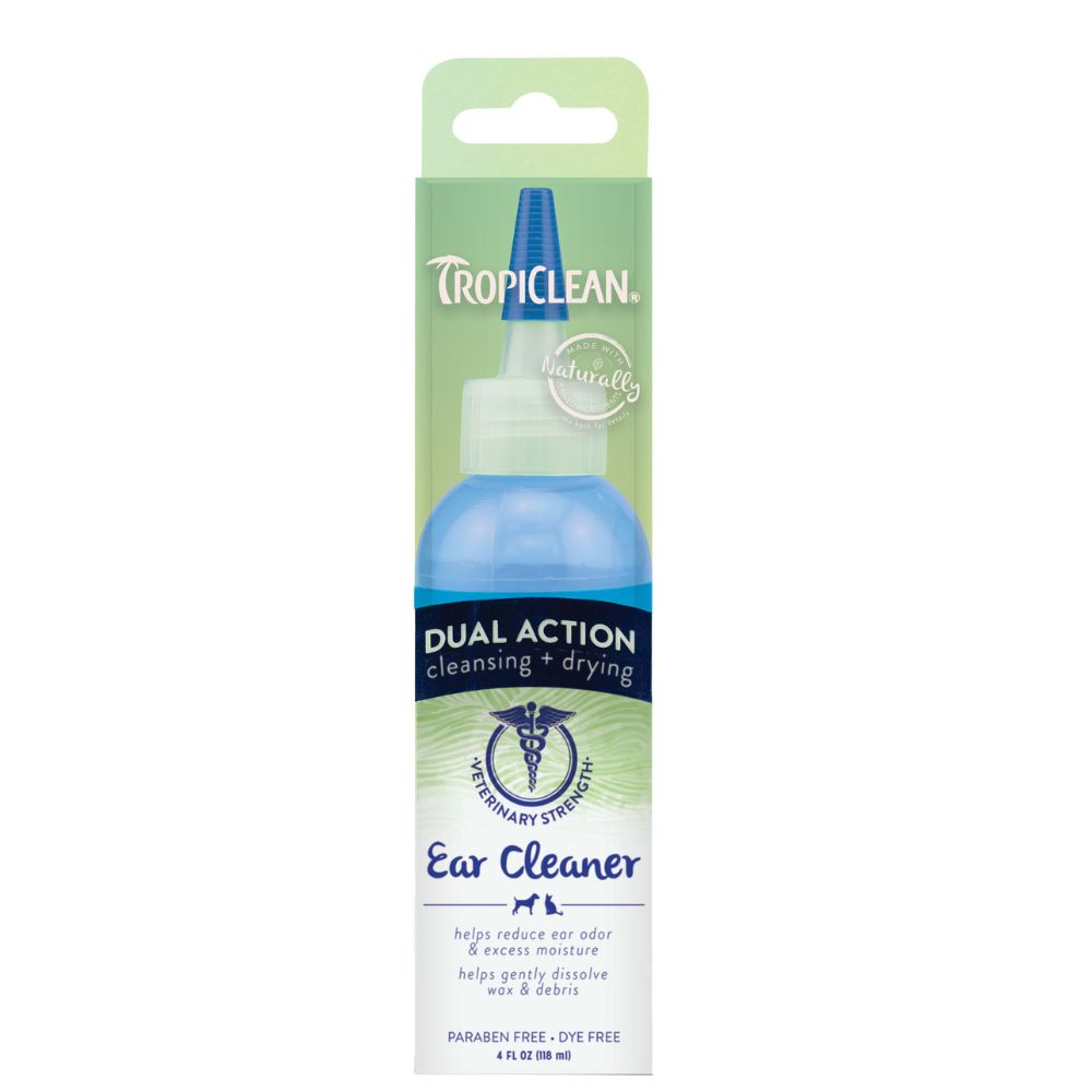 TropiClean Dual Action Ear Cleaner 118ml