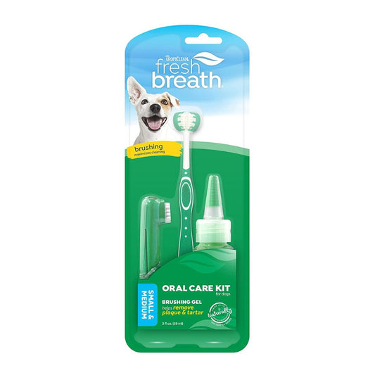 Tropiclean Fresh Breath Oral Care Kit for Puppies, 59 ml