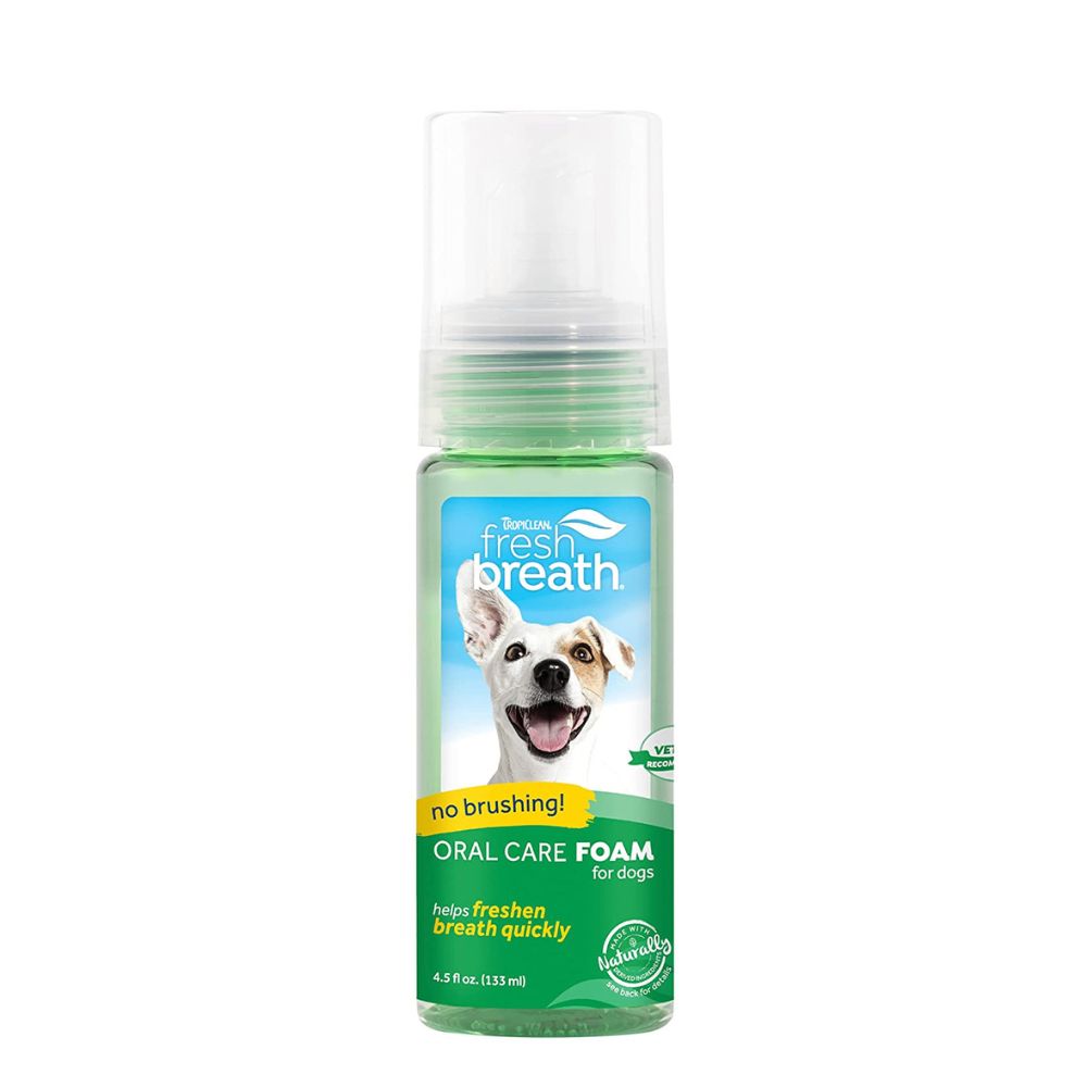 Tropiclean Fresh Breath Mint Foamer, 133 ml