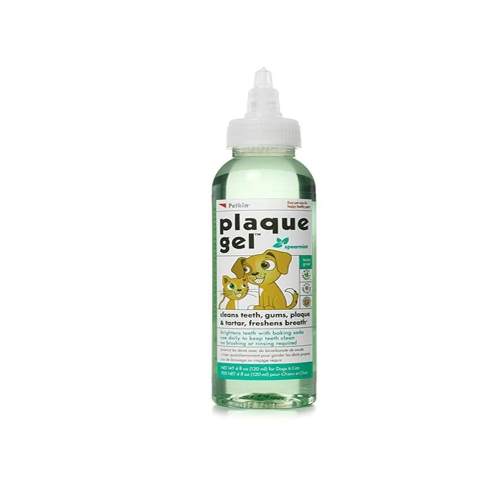 Petkin Plaque Gel Spearmint Oral Care for Dogs - 120ml