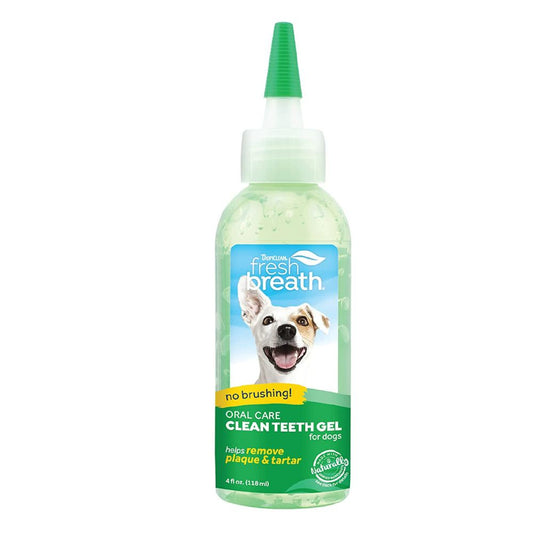 Tropiclean Fresh Breath Plaque Remover Pet Clean Teeth Gel - 59 ml