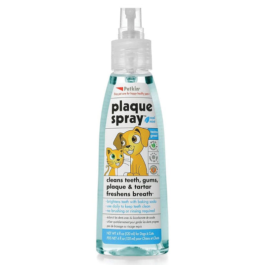 Petkin Plaque Spray, Cool Mint - 120 ml