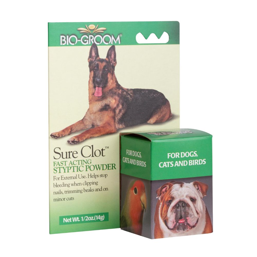 Bio-Groom Sure Clot Fast Acting Styptic Powder for Dogs - 14gm