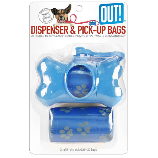 OUT! Bone Dispenser with Waste Pick-Up Bags