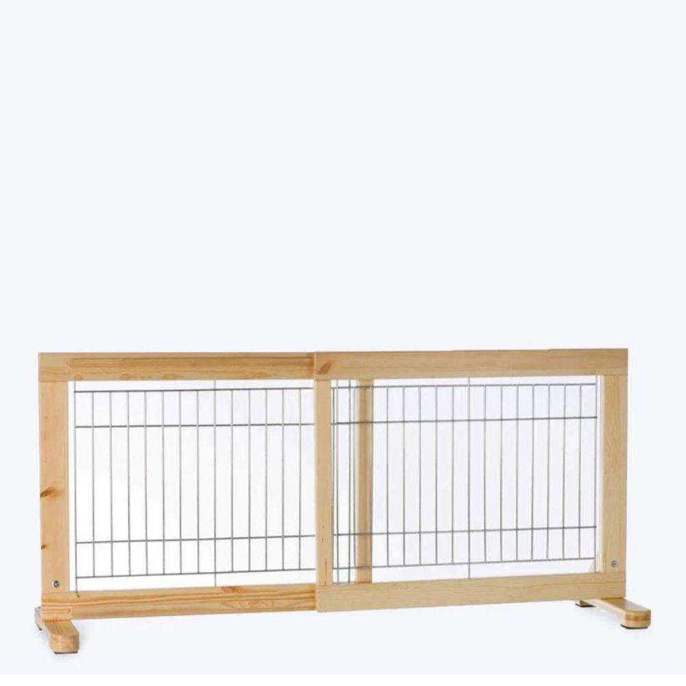 Trixie Dog Barrier Wood - 65-108 x 50 cm