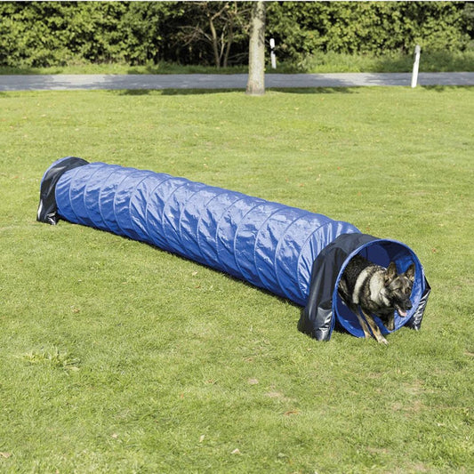 Trixie Dog Agility Basic Tunnel Blue - 60 cm X 5 M