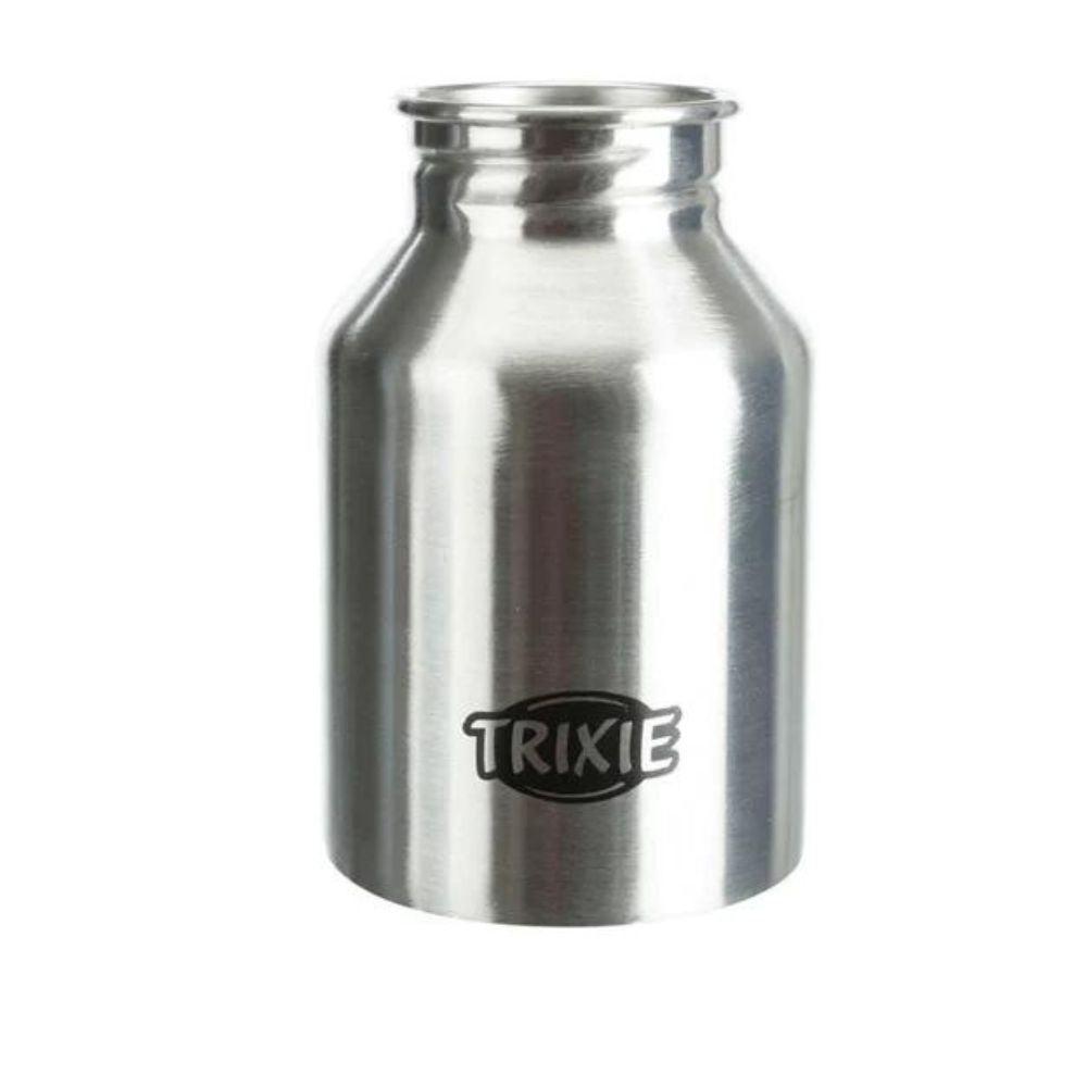 Trixie Bottle with Bowl - Stainless Steel/Plastic (300 ml)