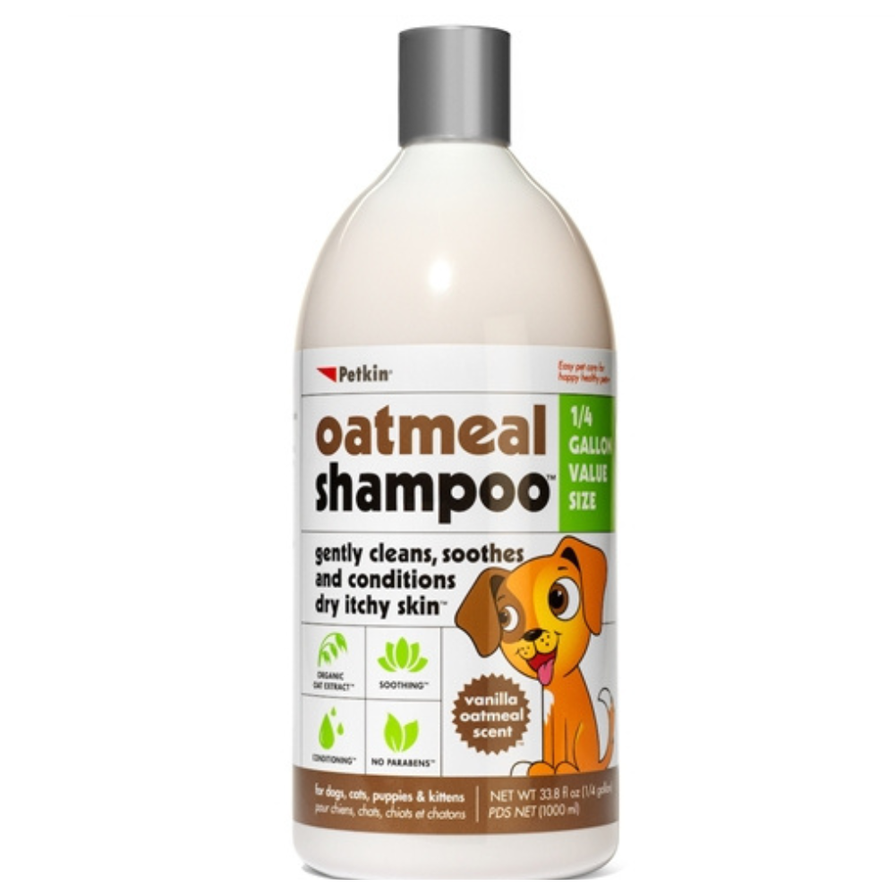 Petkin Oatmeal Dog Shampoo, 1000 ml