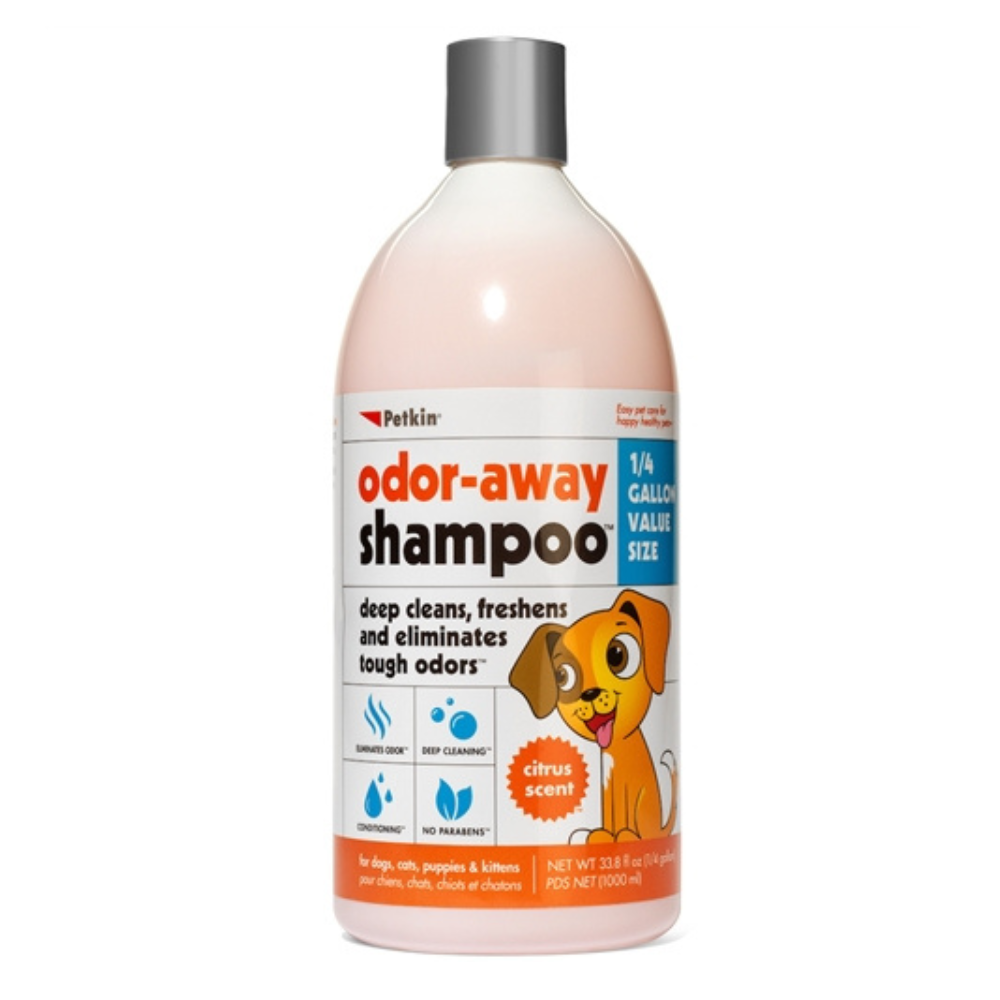 Petkin Odor-Away Dog Shampoo, 1000 ml