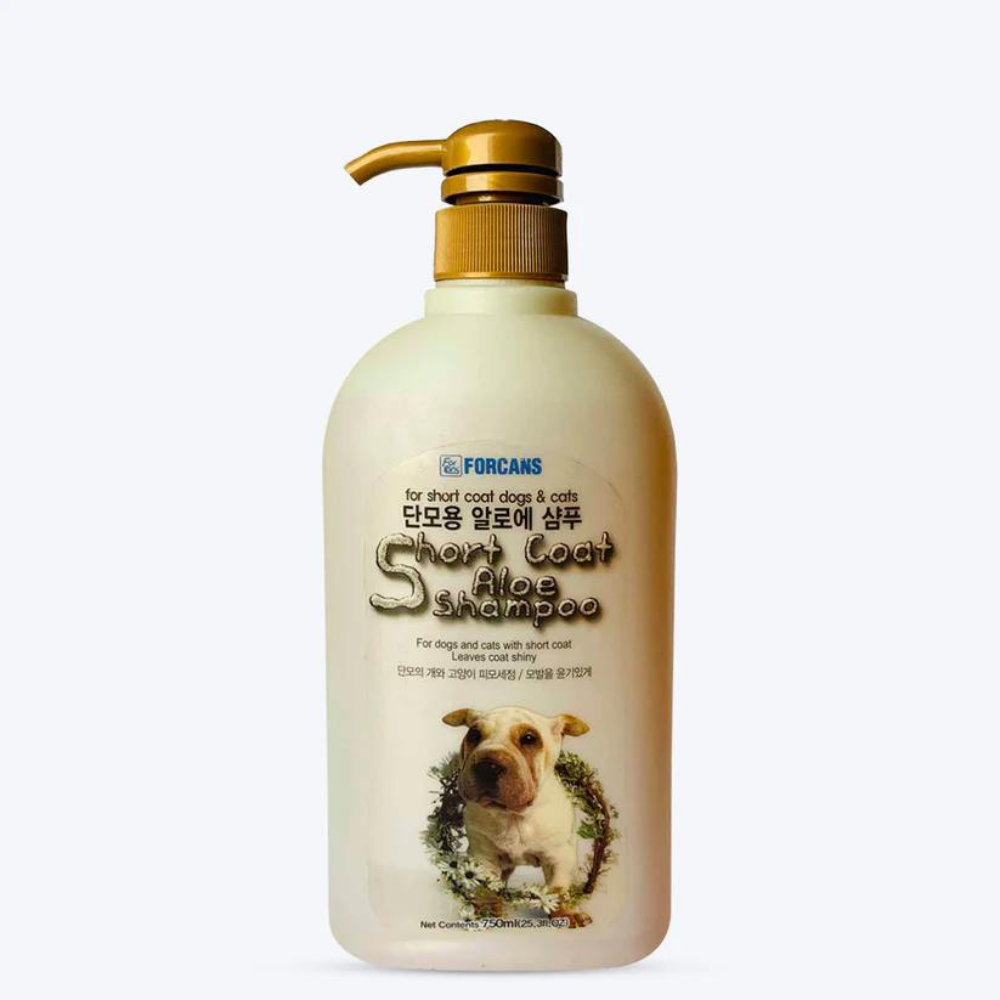 Forcans Short Coat Aloe Dog Shampoo - 750ml