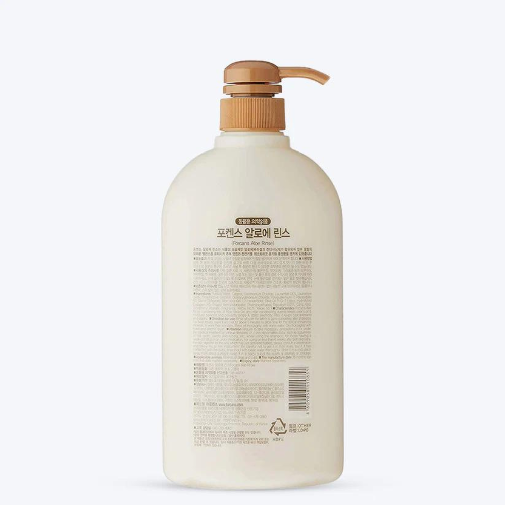 Forcans Aloe Rinse Dog Conditioner - 750 ml