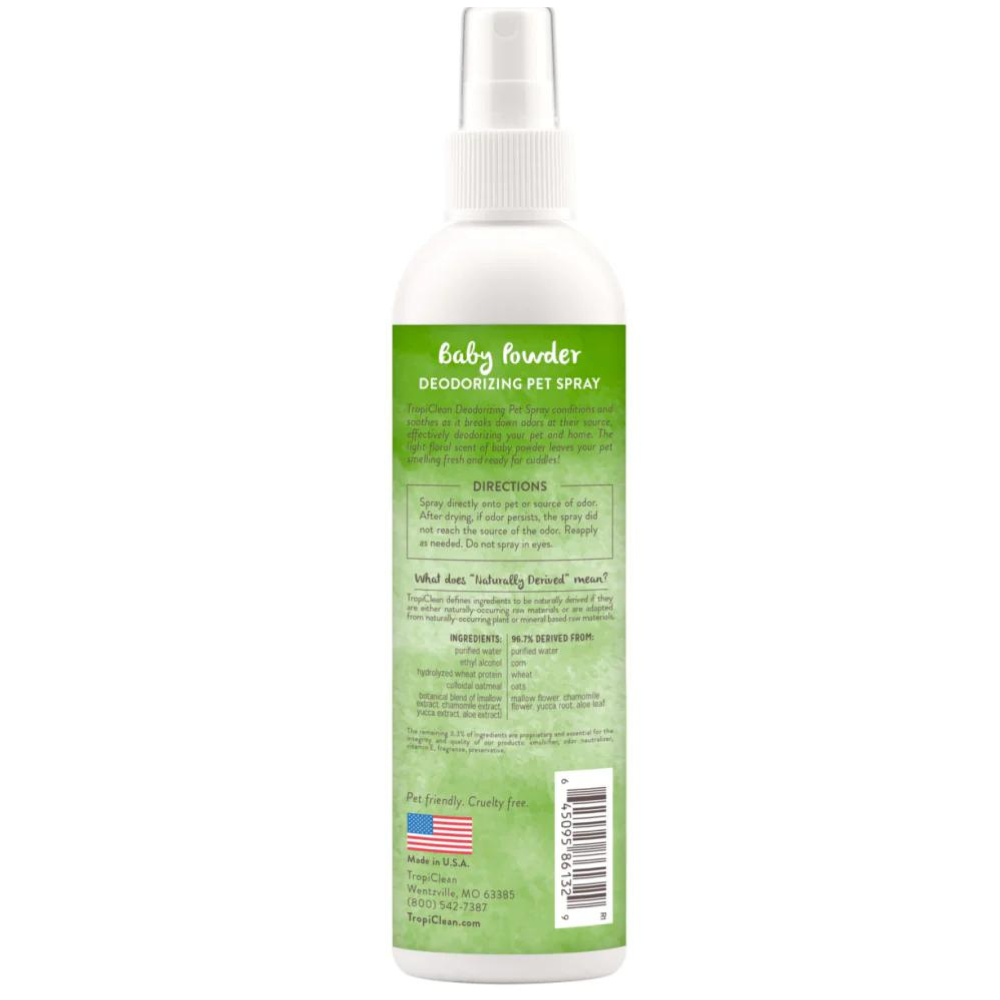 Tropiclean Baby Powder Pet Cologne Spray for Pets - 236ml