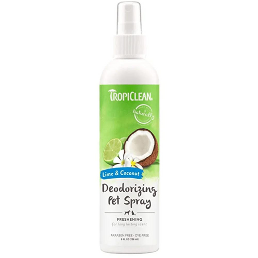 Tropiclean Lime & Coconut Deodorizing Pet Spray for Pets - 236ml