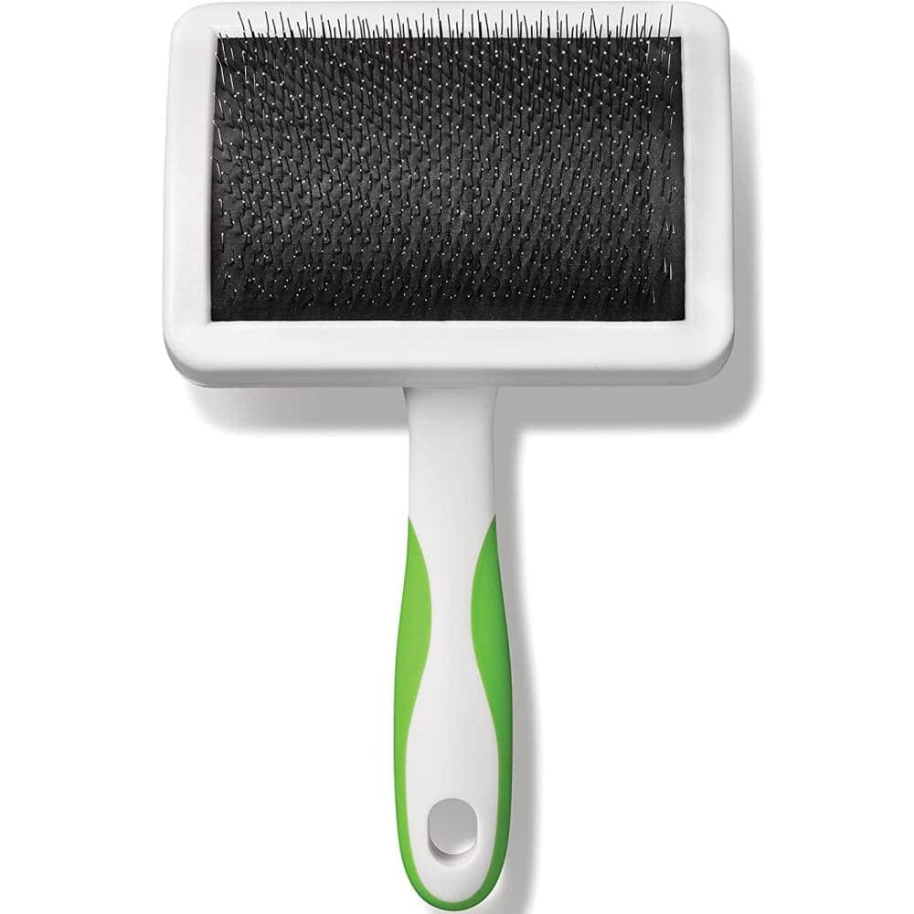 Andis Firm Slicker Brush Grooming Tool for Dogs (White)