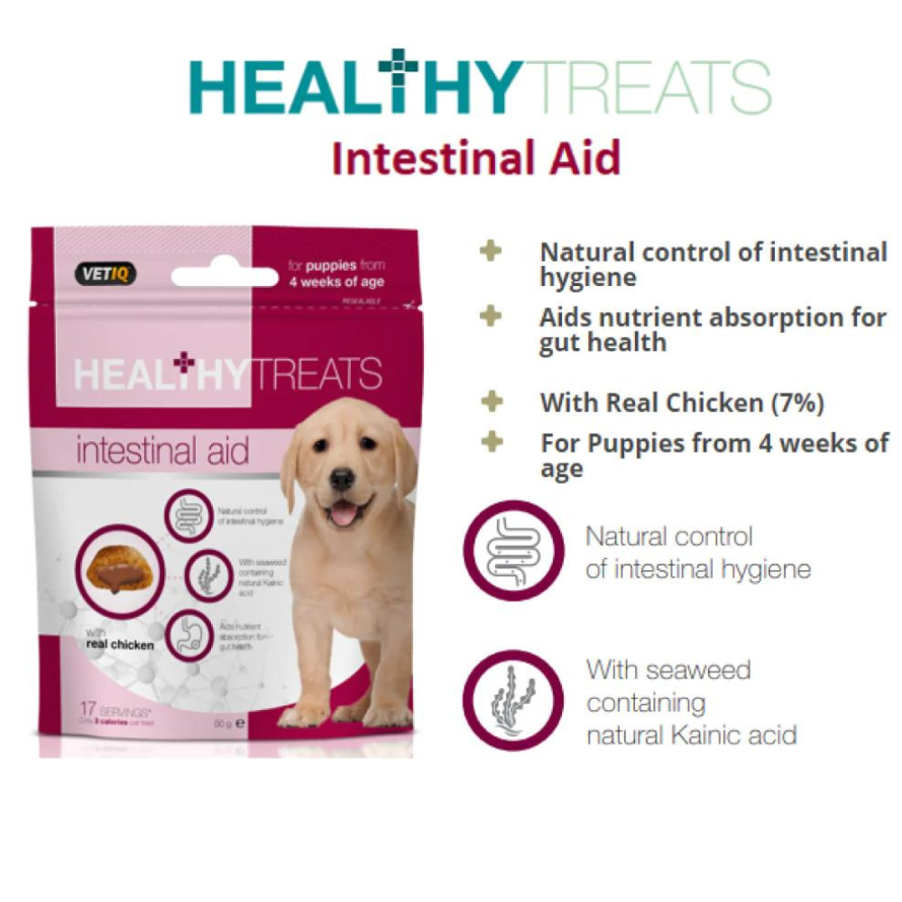 Mark and Chappell Healthy Intestinal Aid Puppy Treats - 70 g