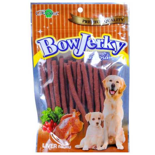 Rena BowJerky Liver Sticks Dog Treats - 200 g