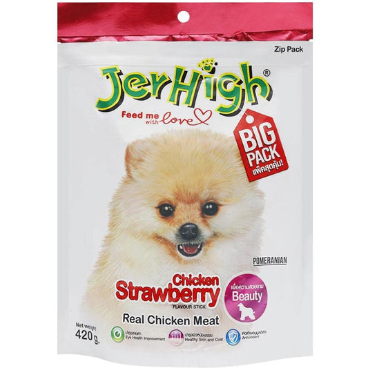 JerHigh- Beauty STAWBERRY REAL CHICKEN MEAT